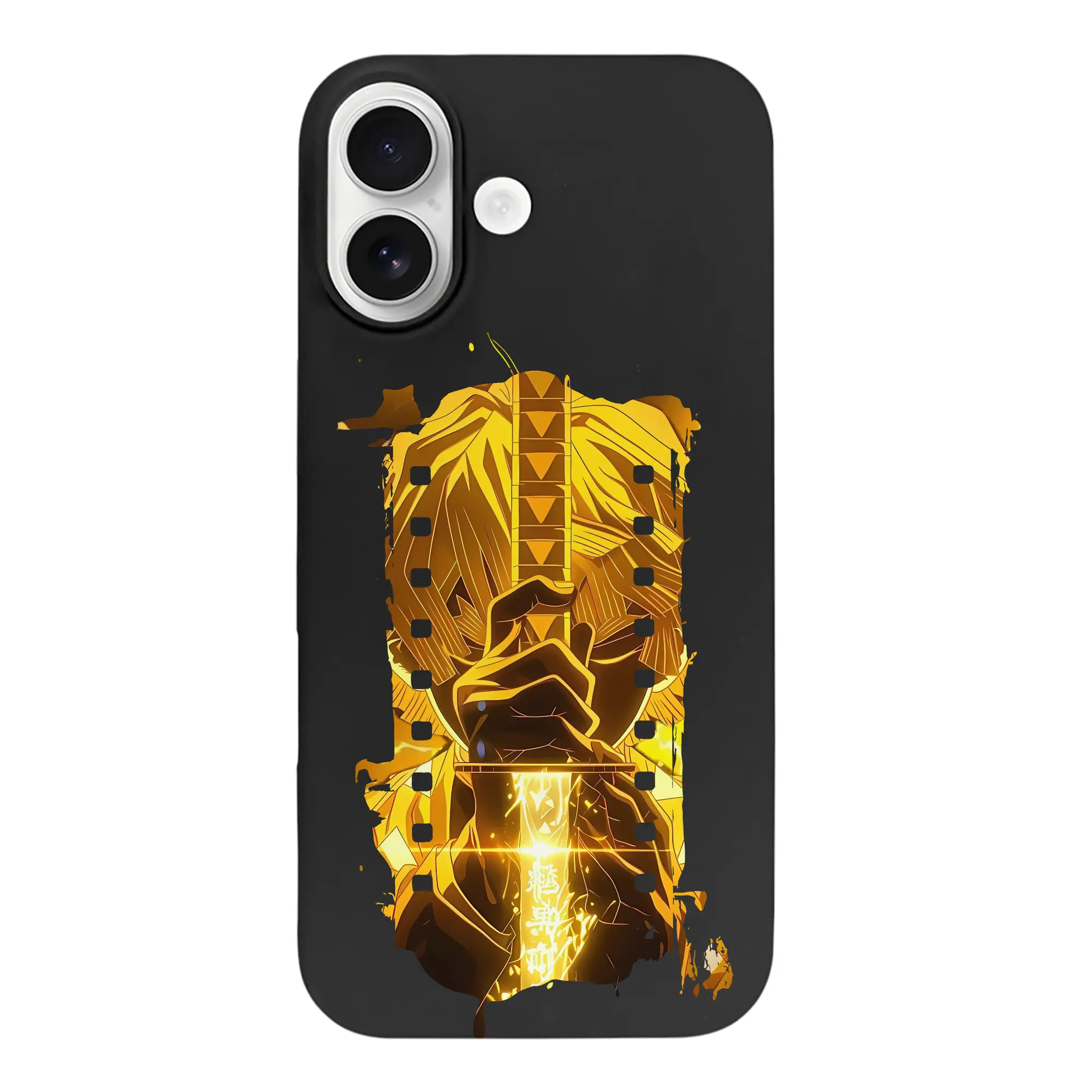 鬼滅の刃 グッズ,我妻 善逸 - iPhone 17 シリーズ シリコンケース 薄型 耐衝撃 指紋防止 ソフトタッチカバー 精密フィット 傷防止 保護ケース iPhone 17/17 Air/17 Pro/17 Pro Max 対応